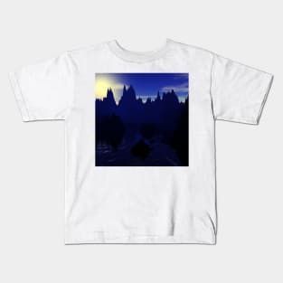 blue mountain Kids T-Shirt